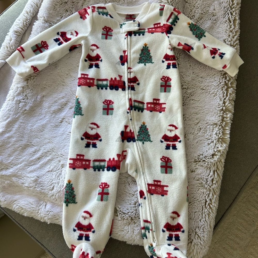 Carter's Holiday Baby Onesie - Red and White